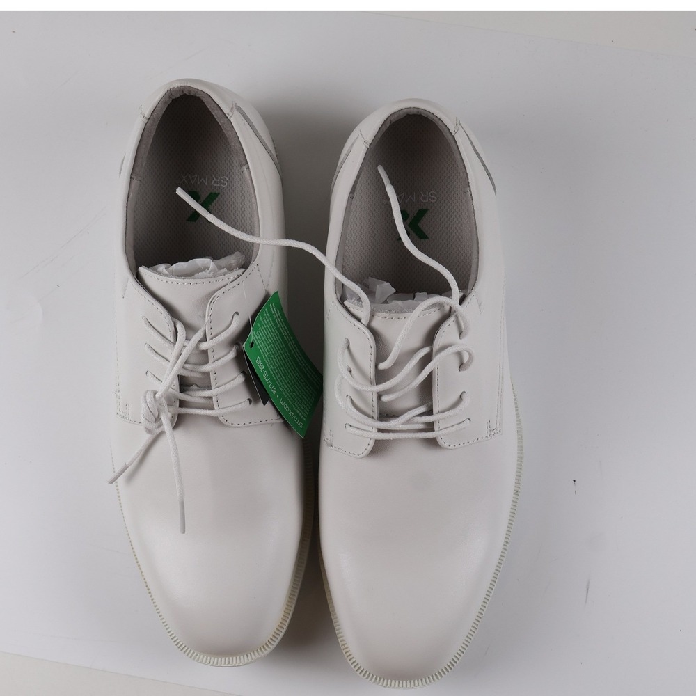 SR Max Shoes Arlington SRM3540 White Dress Oxford Mens 11 EW NWT